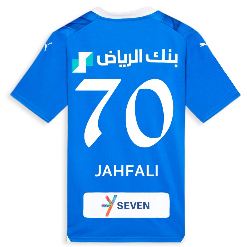 Enfant Football Maillot Mohammed Jahfali #70 Bleu Tenues Domicile 2023/24 Canada