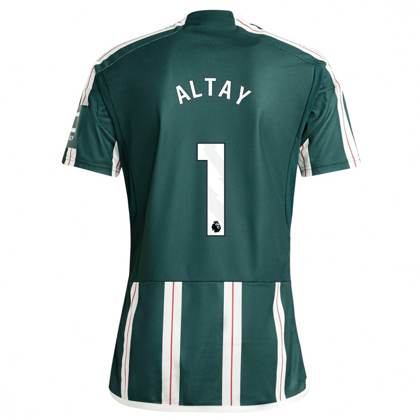 Kids  Altay Bayindir #1 Dark Green Away Jersey 2023/24 T-Shirt Canada