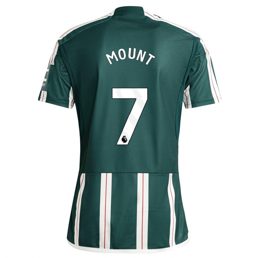 Kids  Mason Mount #7 Dark Green Away Jersey 2023/24 T-Shirt Canada