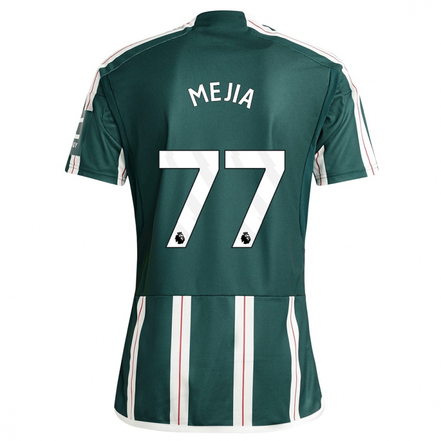 Kids  Mateo Mejia #77 Dark Green Away Jersey 2023/24 T-Shirt Canada