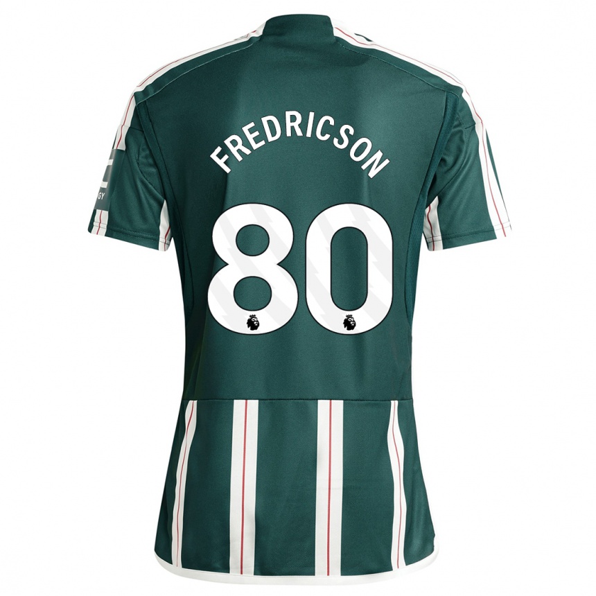 Kids  Tyler Fredricson #80 Dark Green Away Jersey 2023/24 T-Shirt Canada