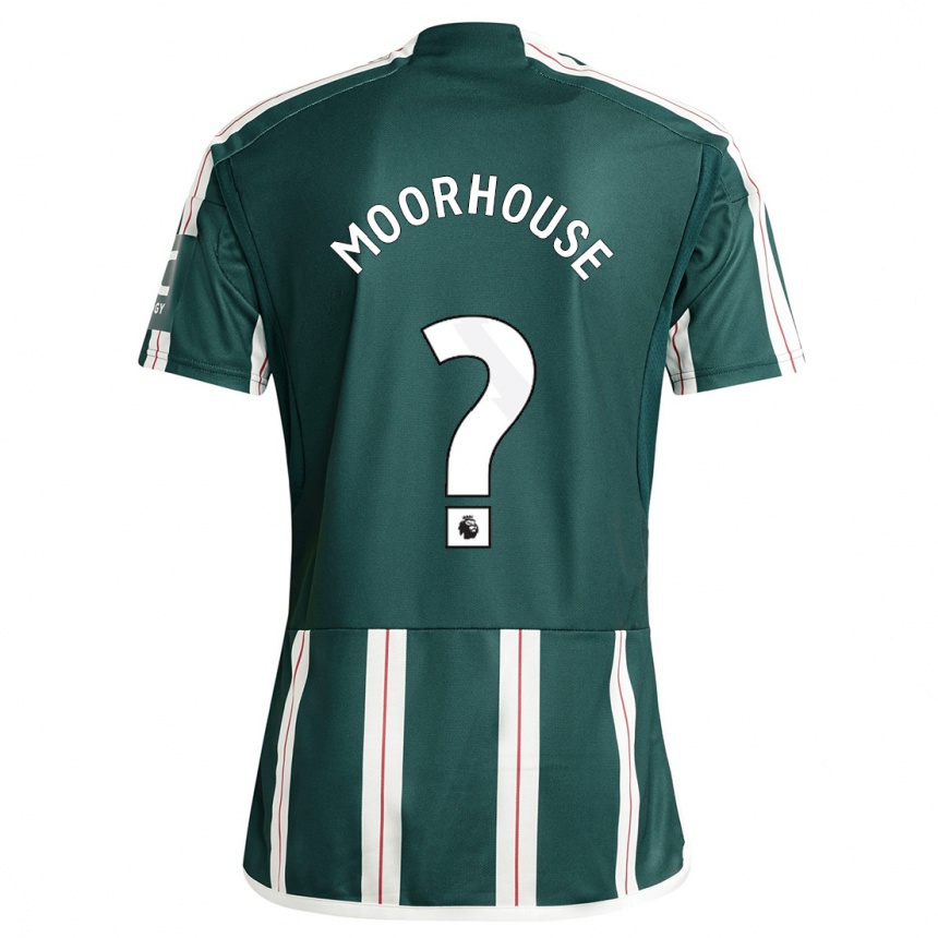 Kids  Jack Moorhouse #0 Dark Green Away Jersey 2023/24 T-Shirt Canada