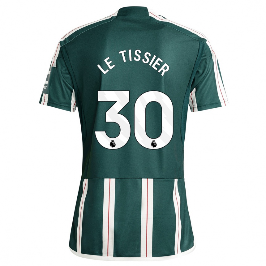 Enfant Football Maillot Maya Le Tissier #30 Vert Foncé Tenues Extérieur 2023/24 Canada