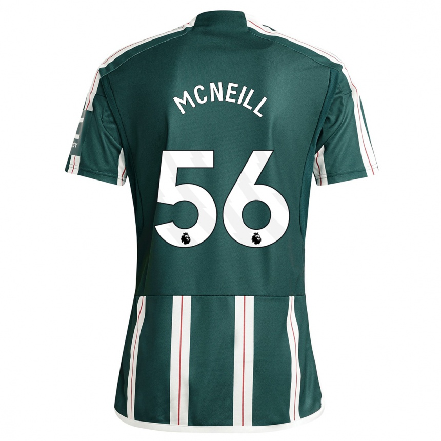 Kids Charlie Mcneill #56 Dark Green Away Jersey 2023/24 T-Shirt Canada