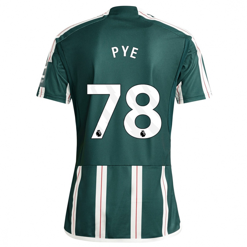 Enfant Football Maillot Logan Pye #78 Vert Foncé Tenues Extérieur 2023/24 Canada