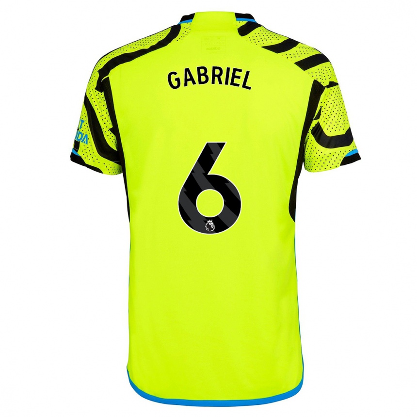 Enfant Football Maillot Gabriel Magalhaes #6 Jaune Tenues Extérieur 2023/24 Canada