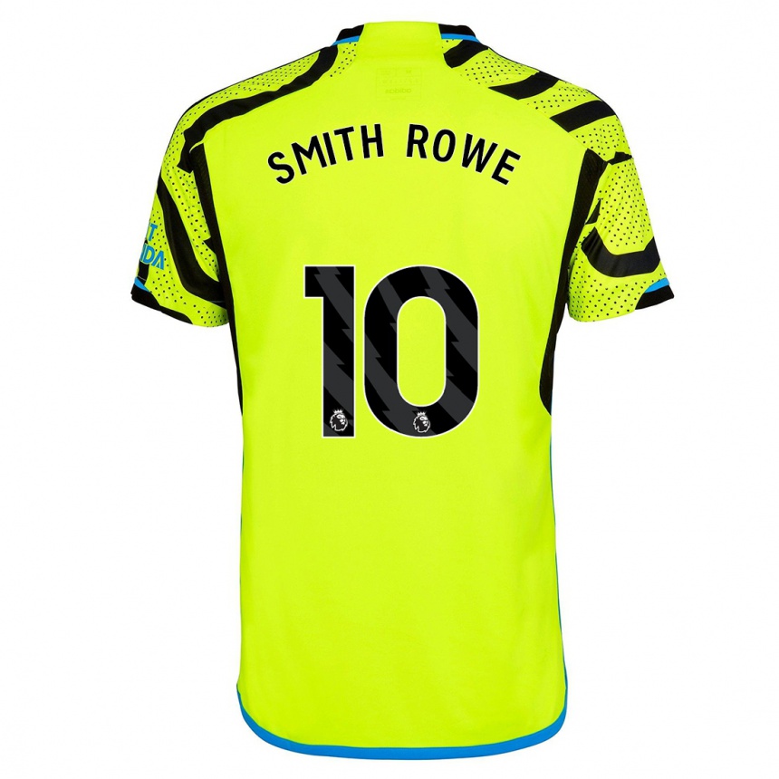 Kids Emile Smith Rowe #10 Yellow Away Jersey 2023/24 T-Shirt Canada