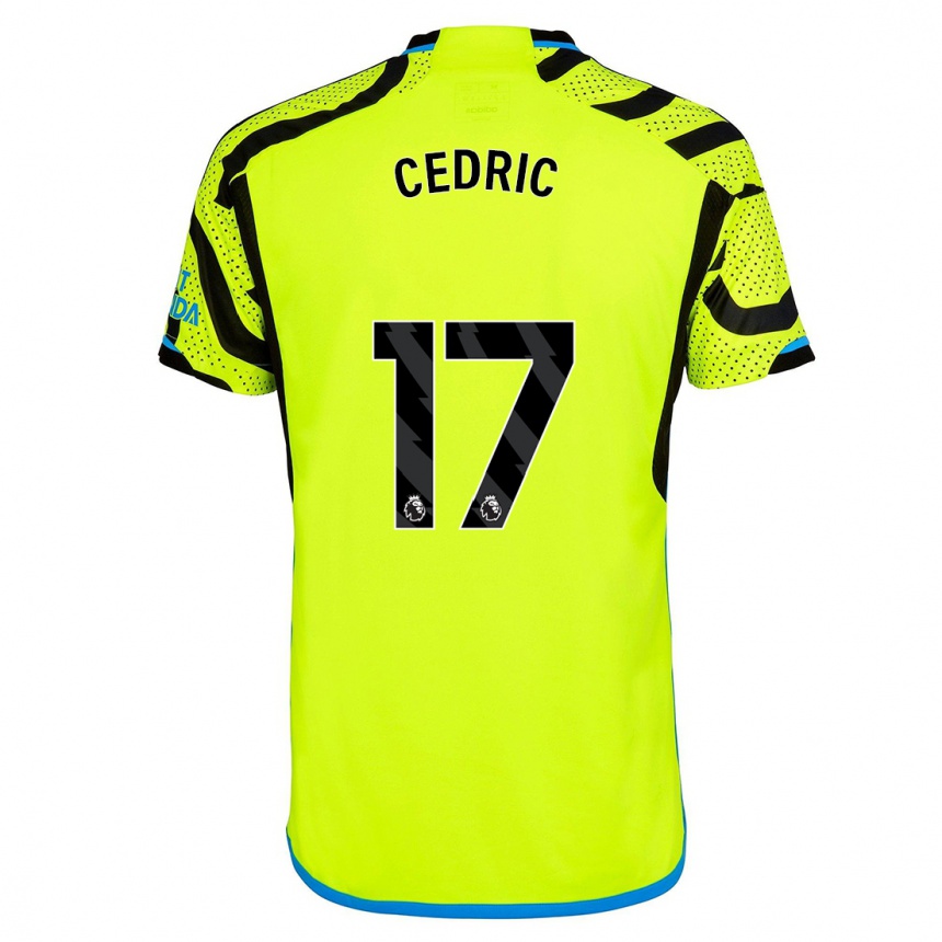 Kids Cedric Soares #17 Yellow Away Jersey 2023/24 T-Shirt Canada