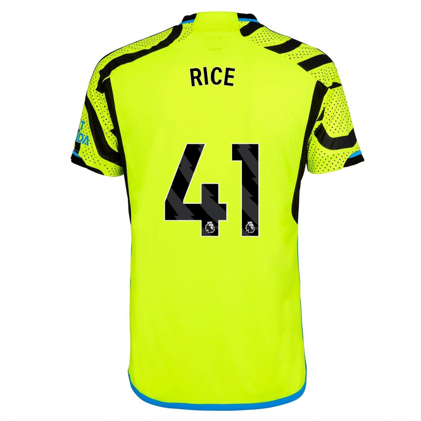 Enfant Football Maillot Declan Rice #41 Jaune Tenues Extérieur 2023/24 Canada