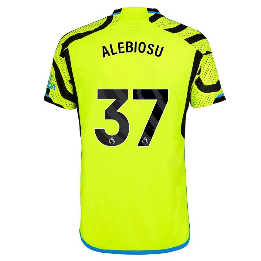 Enfant Football Maillot Ryan Alebiosu #37 Jaune Tenues Extérieur 2023/24 Canada