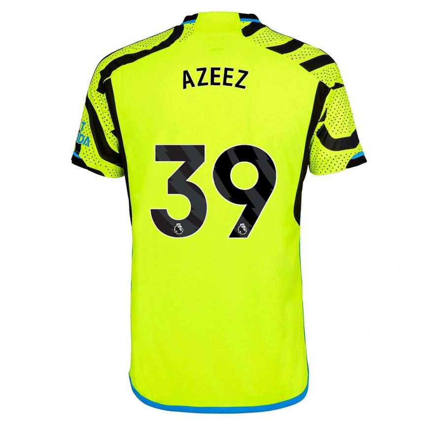 Kids  Miguel Azeez #39 Yellow Away Jersey 2023/24 T-Shirt Canada