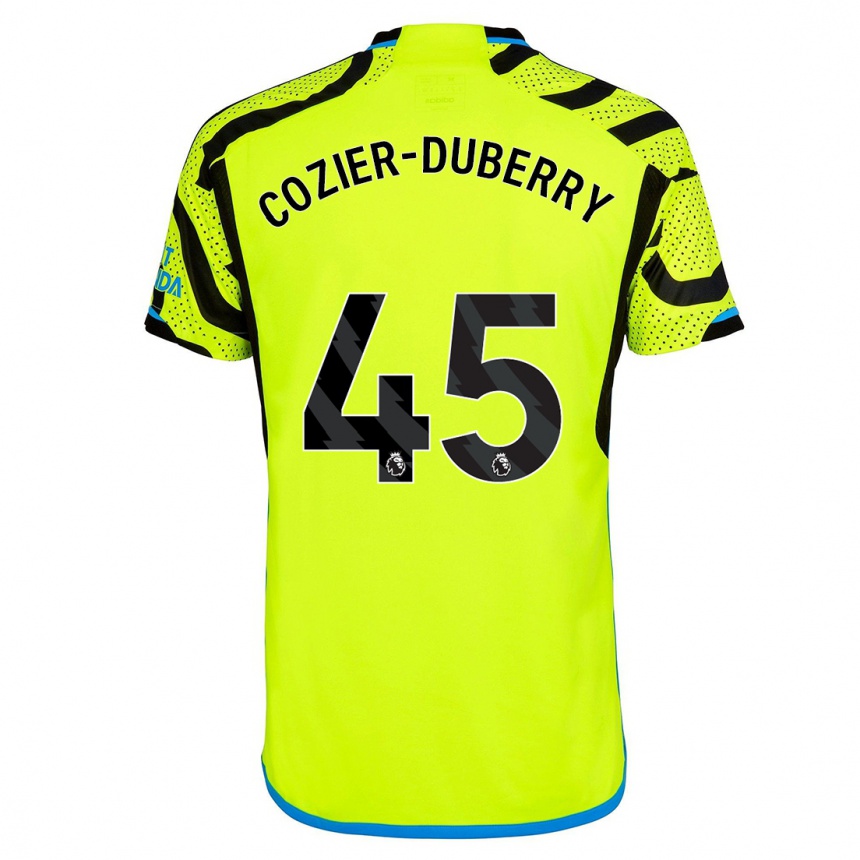 Kids Amario Cozier-Duberry #45 Yellow Away Jersey 2023/24 T-Shirt Canada