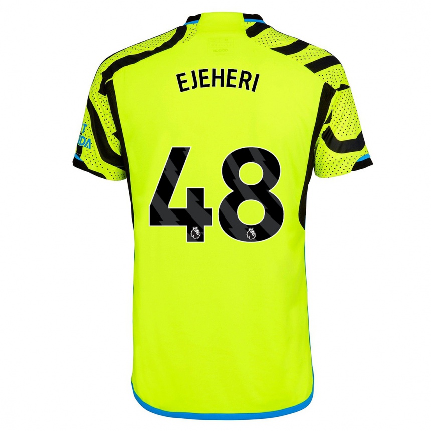 Kids Ovie Ejeheri #48 Yellow Away Jersey 2023/24 T-Shirt Canada