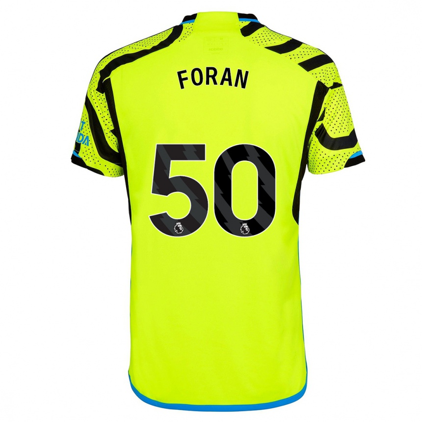 Enfant Football Maillot Taylor Foran #50 Jaune Tenues Extérieur 2023/24 Canada