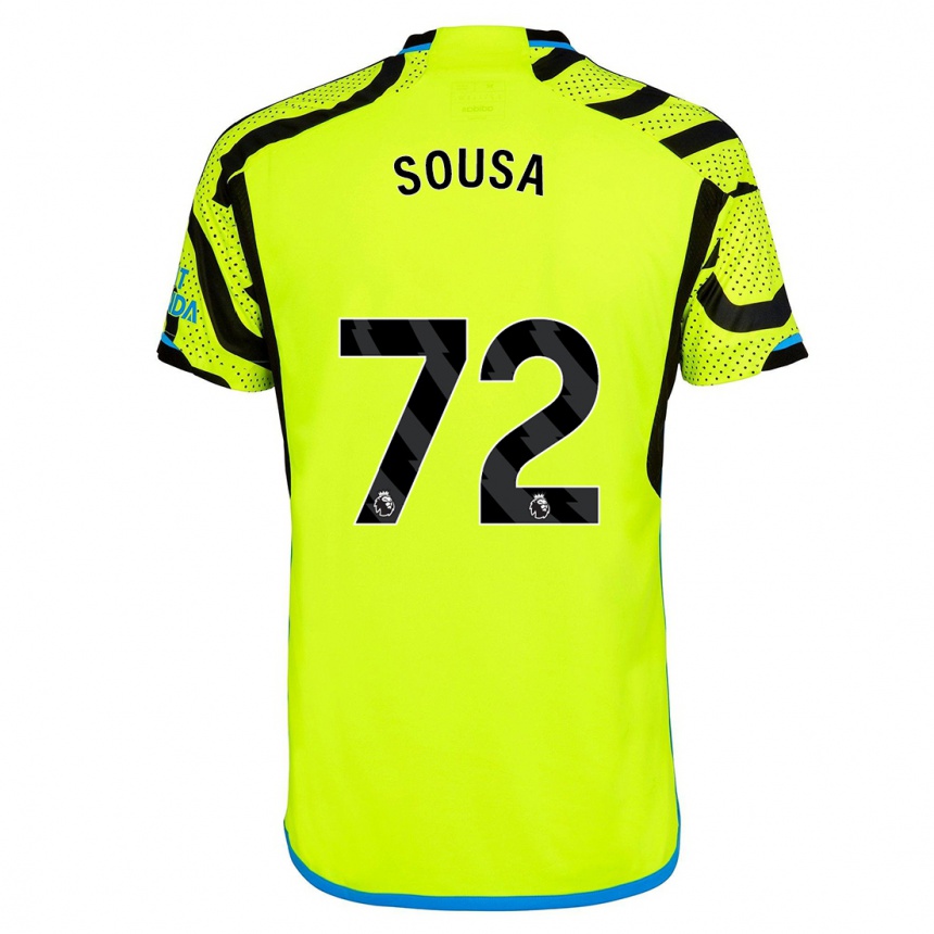 Enfant Football Maillot Lino Sousa #72 Jaune Tenues Extérieur 2023/24 Canada