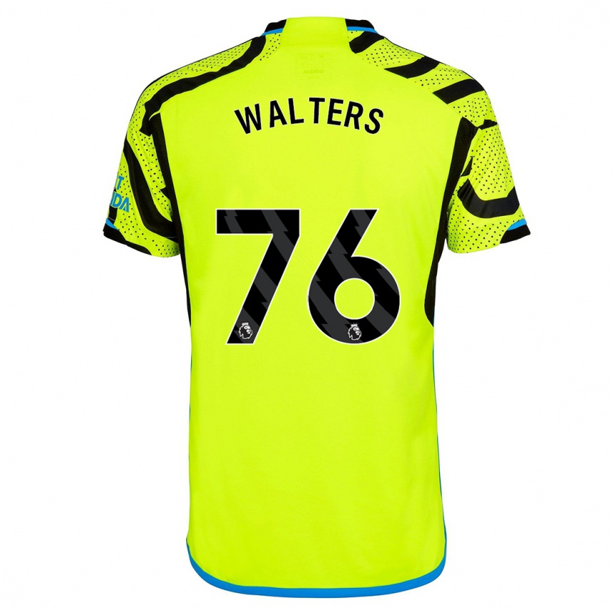 Enfant Football Maillot Reuell Walters #76 Jaune Tenues Extérieur 2023/24 Canada