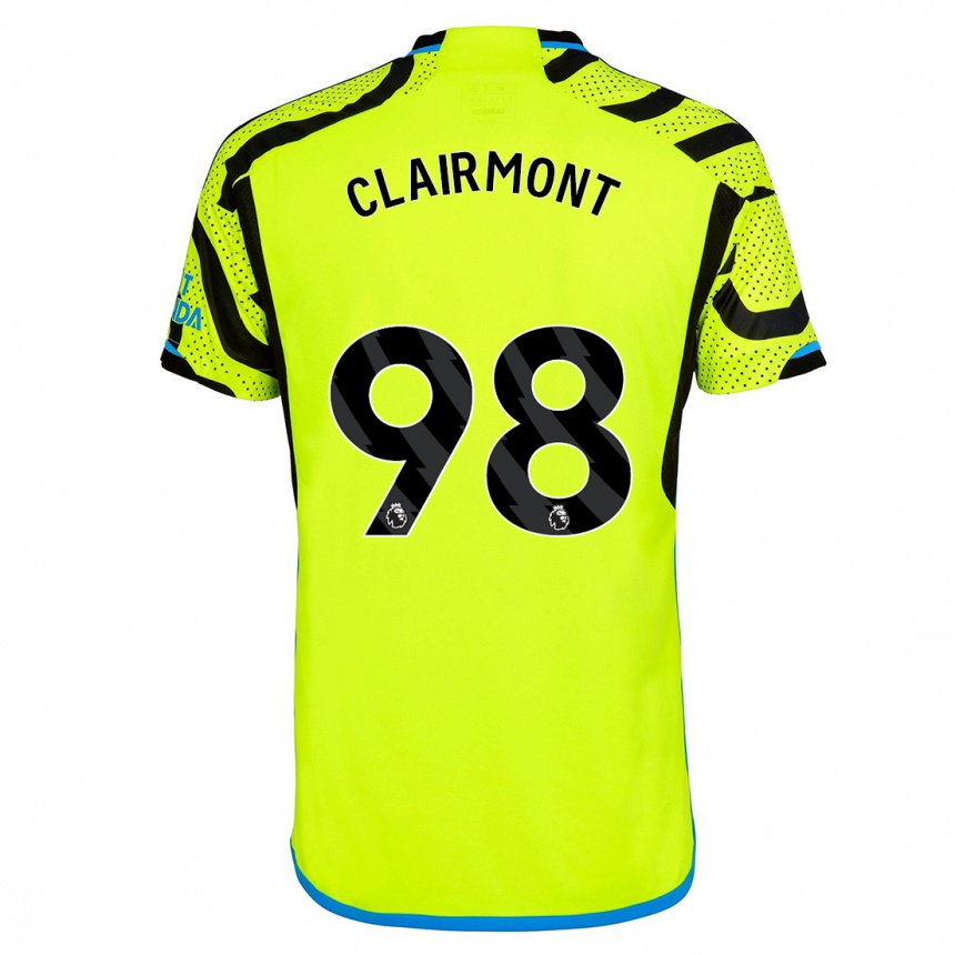 Enfant Football Maillot Reece Clairmont #98 Jaune Tenues Extérieur 2023/24 Canada