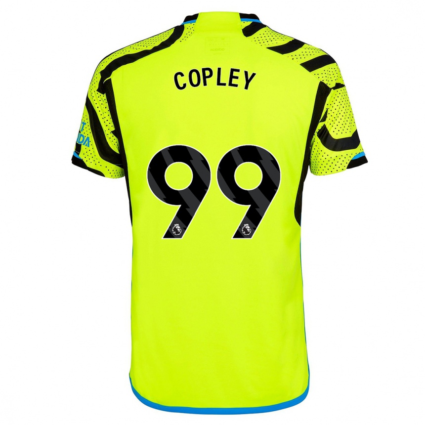 Kids  Louie Copley #99 Yellow Away Jersey 2023/24 T-Shirt Canada