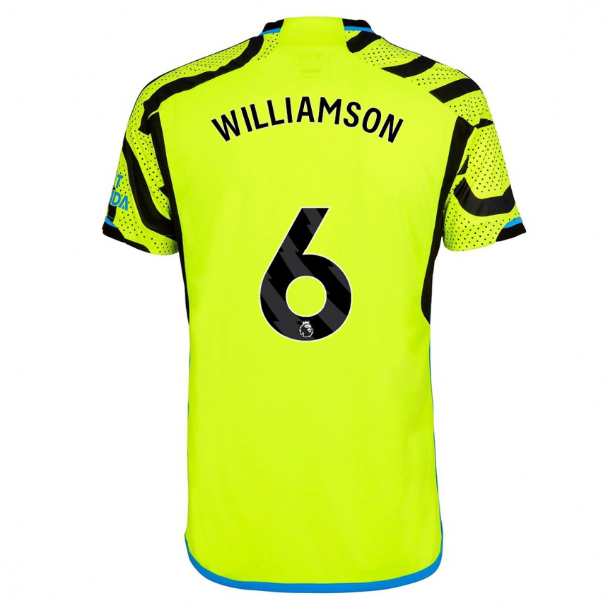 Enfant Football Maillot Leah Williamson #6 Jaune Tenues Extérieur 2023/24 Canada