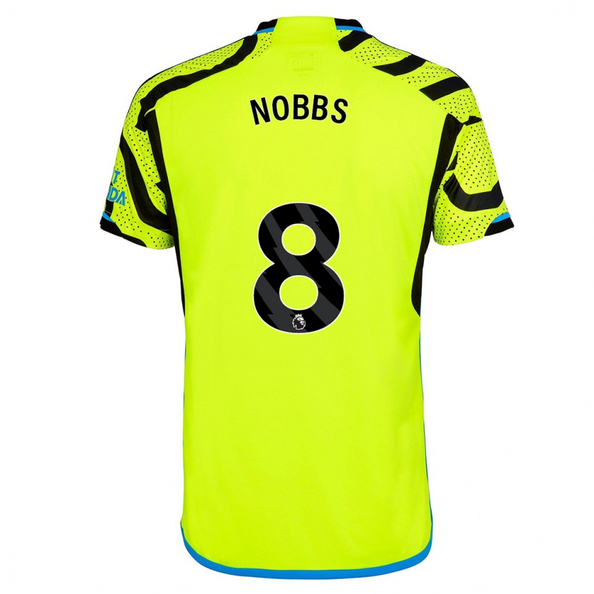 Kids Nobbs #8 Yellow Away Jersey 2023/24 T-Shirt Canada