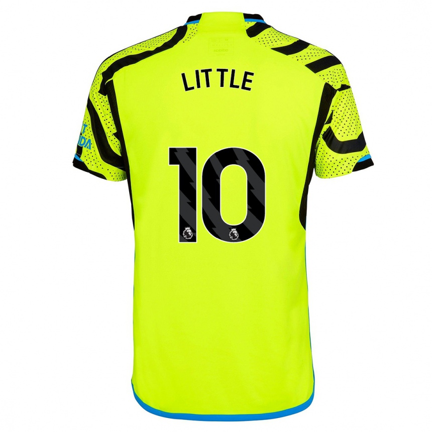 Enfant Football Maillot Kim Little #10 Jaune Tenues Extérieur 2023/24 Canada