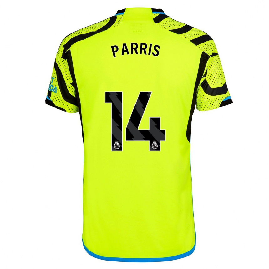 Enfant Football Maillot Nikita Parris #14 Jaune Tenues Extérieur 2023/24 Canada