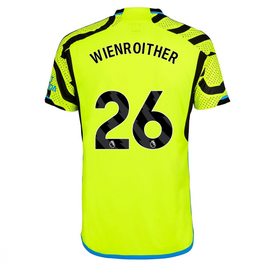 Kids Laura Wienroither #26 Yellow Away Jersey 2023/24 T-Shirt Canada