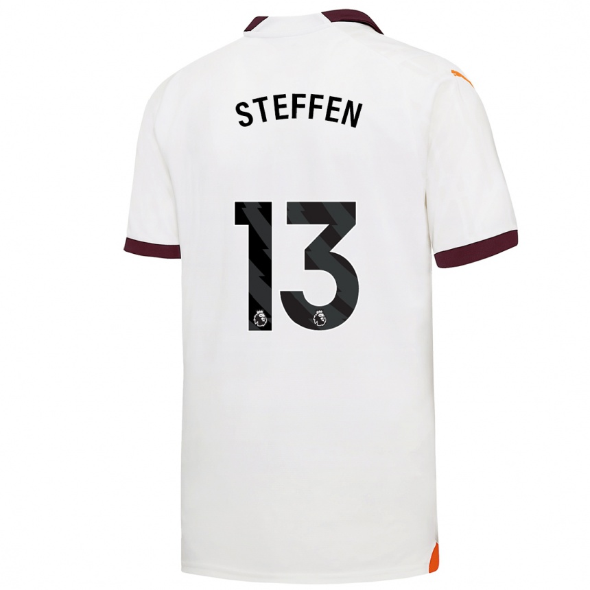 Enfant Football Maillot Zack Steffen #13 Blanc Tenues Extérieur 2023/24 Canada