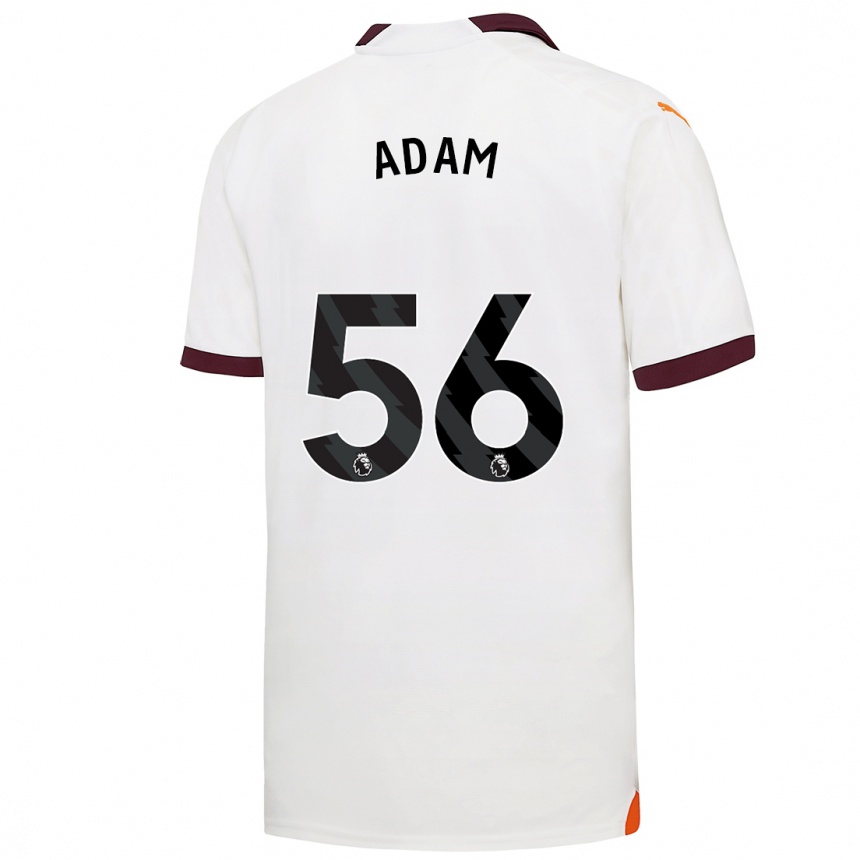 Kids  Josh Adam #56 White Away Jersey 2023/24 T-Shirt Canada