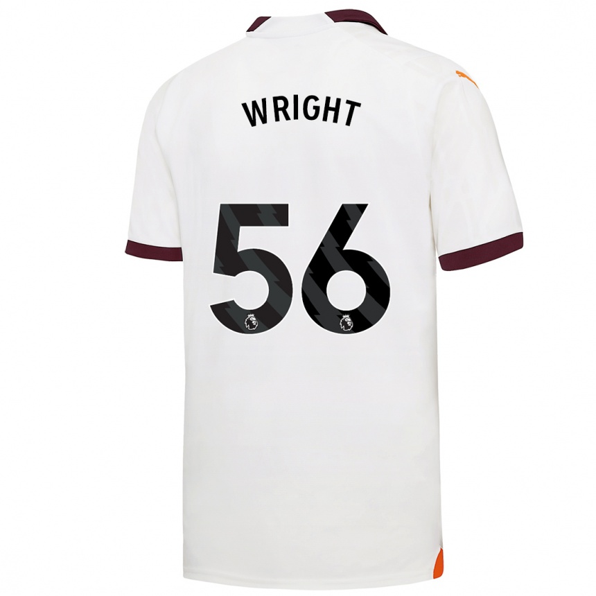 Enfant Football Maillot Jacob Wright #56 Blanc Tenues Extérieur 2023/24 Canada