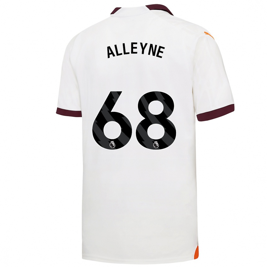 Enfant Football Maillot Max Alleyne #68 Blanc Tenues Extérieur 2023/24 Canada