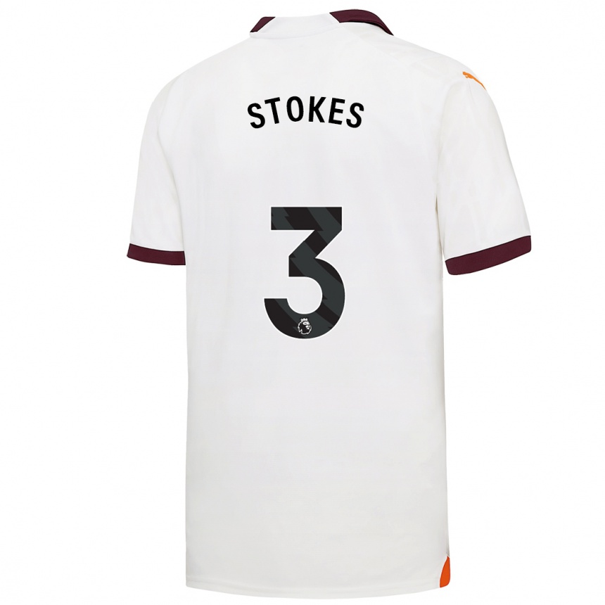 Kids Demi Stokes #3 White Away Jersey 2023/24 T-Shirt Canada