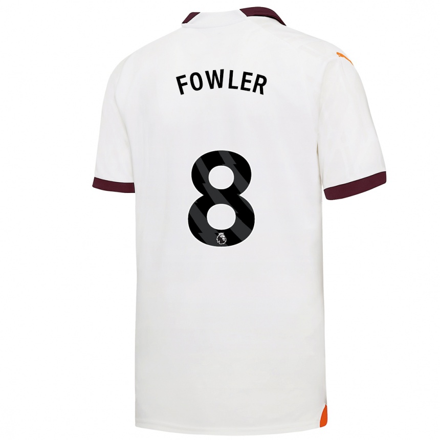 Enfant Football Maillot Mary Fowler #8 Blanc Tenues Extérieur 2023/24 Canada