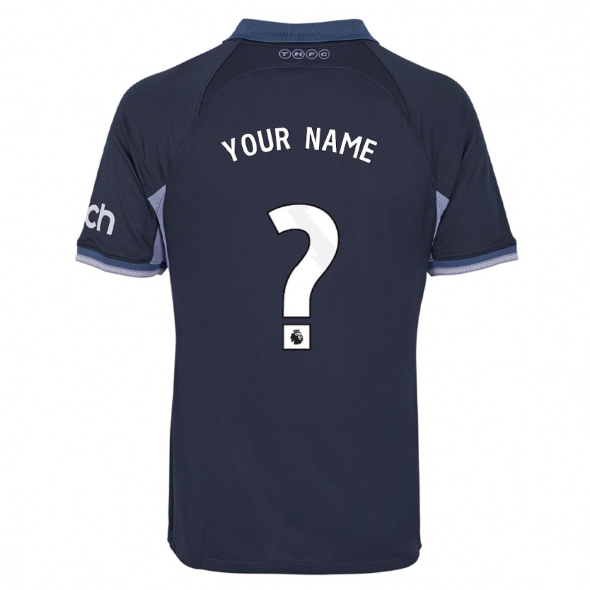 Kids  Your Name #0 Dark Blue Away Jersey 2023/24 T-Shirt Canada