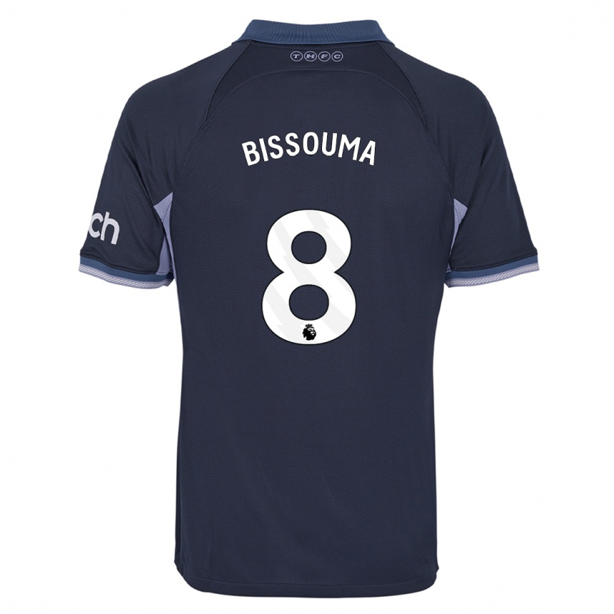 Kids  Yves Bissouma #8 Dark Blue Away Jersey 2023/24 T-Shirt Canada