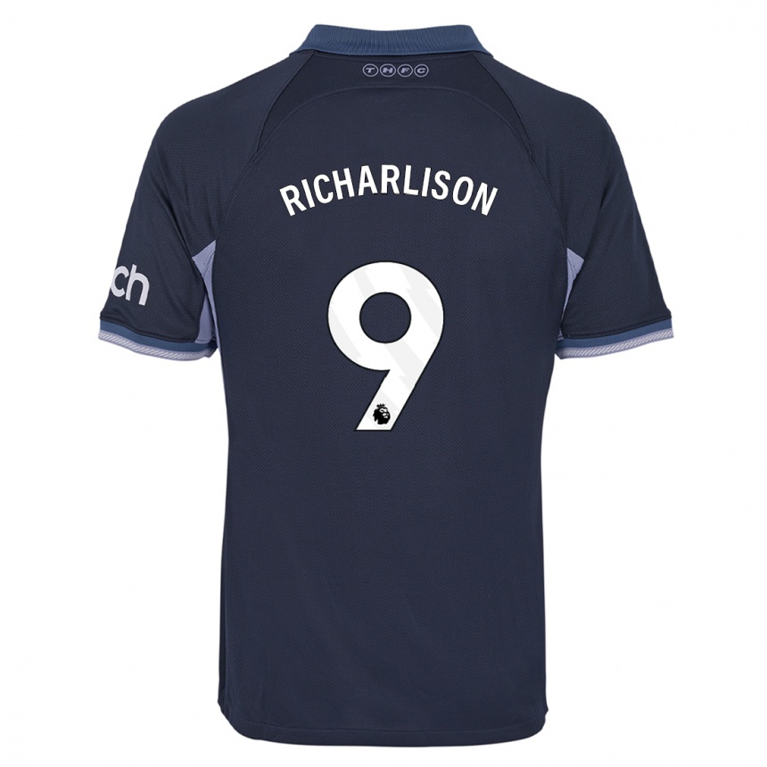 Kids  Richarlison #9 Dark Blue Away Jersey 2023/24 T-Shirt Canada