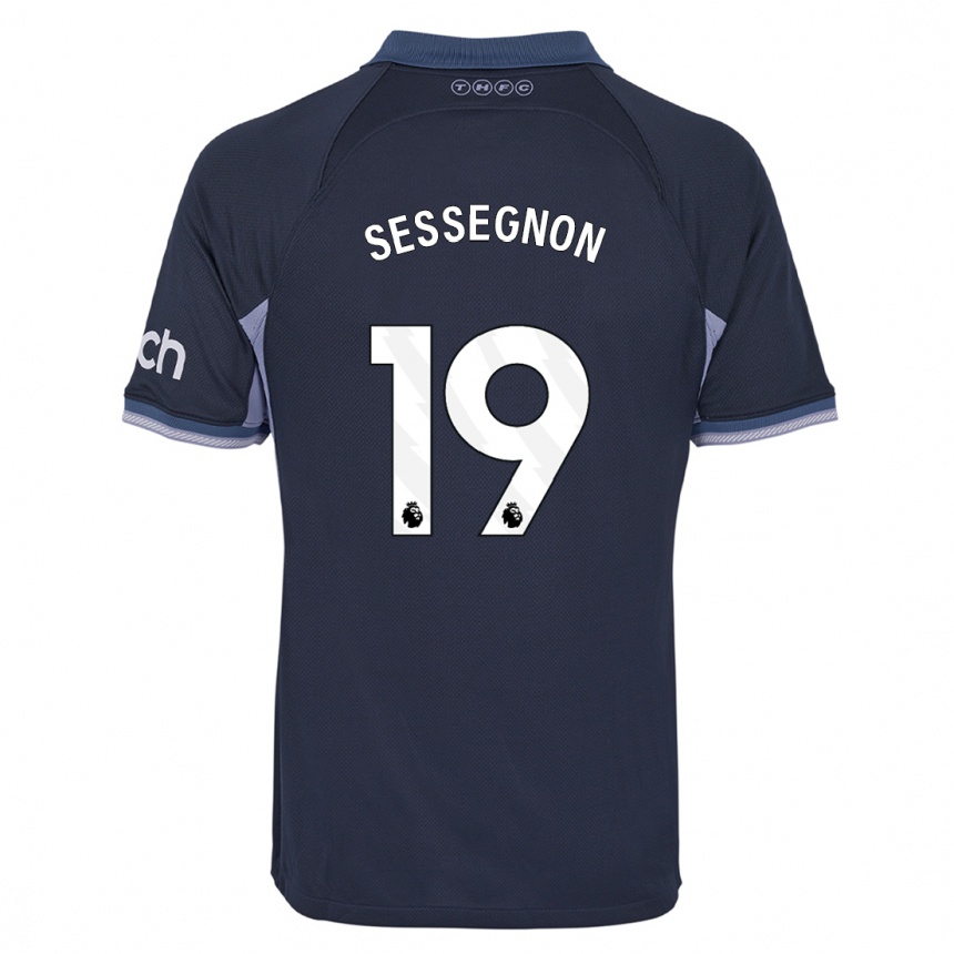 Kids  Ryan Sessegnon #19 Dark Blue Away Jersey 2023/24 T-Shirt Canada