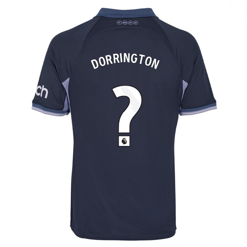 Kids  Alfie Dorrington #0 Dark Blue Away Jersey 2023/24 T-Shirt Canada