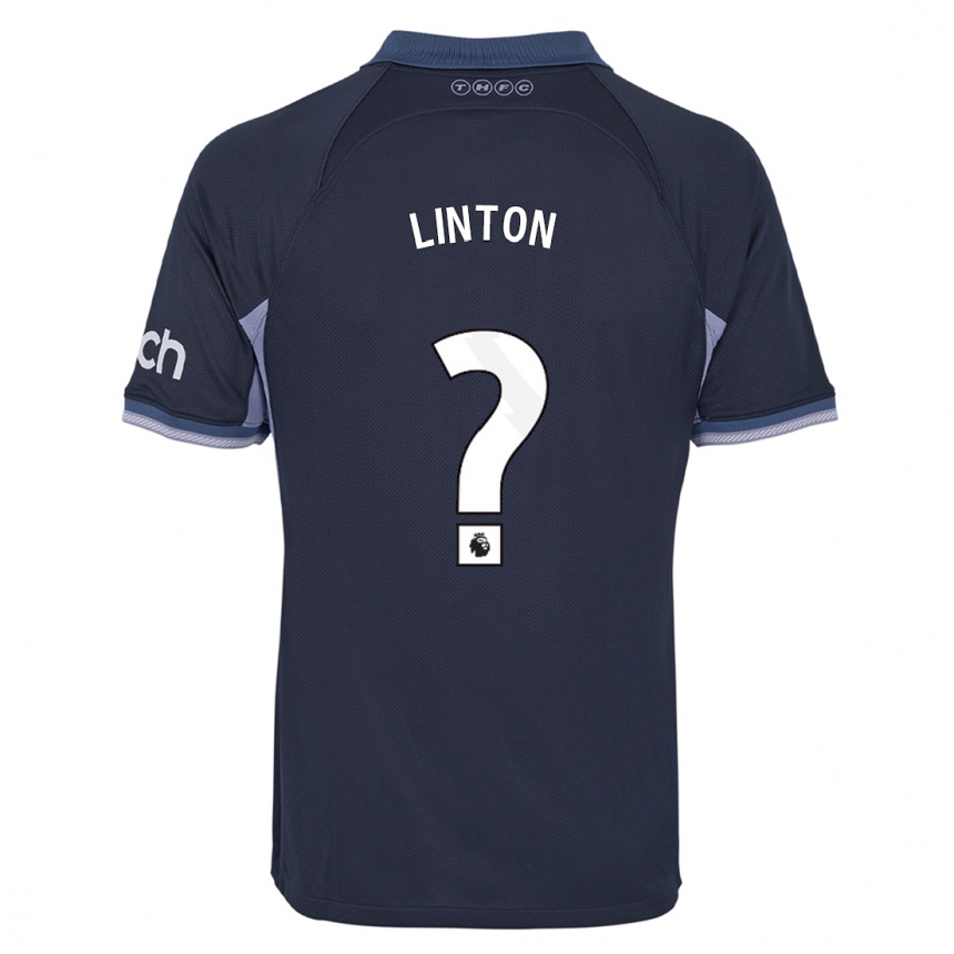 Kids Jahziah Linton #0 Dark Blue Away Jersey 2023/24 T-Shirt Canada