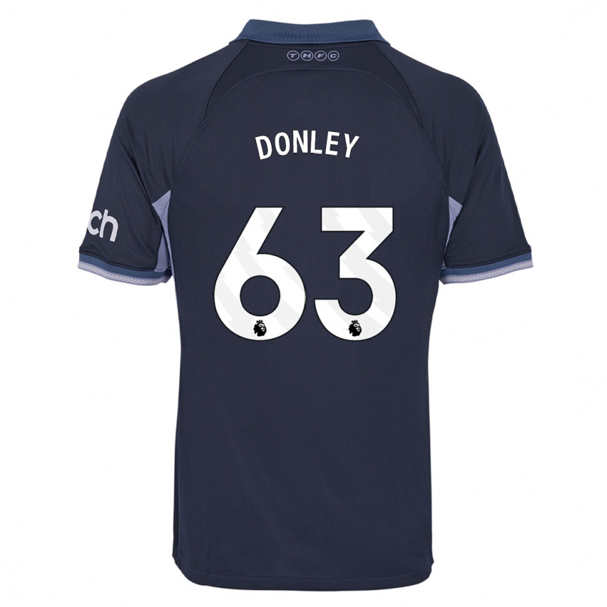 Kids Jamie Donley #63 Dark Blue Away Jersey 2023/24 T-Shirt Canada