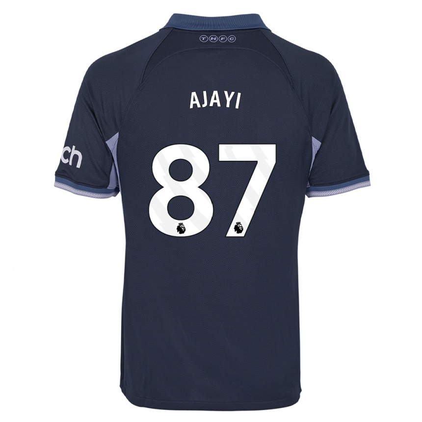 Enfant Football Maillot Damola Ajayi #87 Bleu Foncé Tenues Extérieur 2023/24 Canada