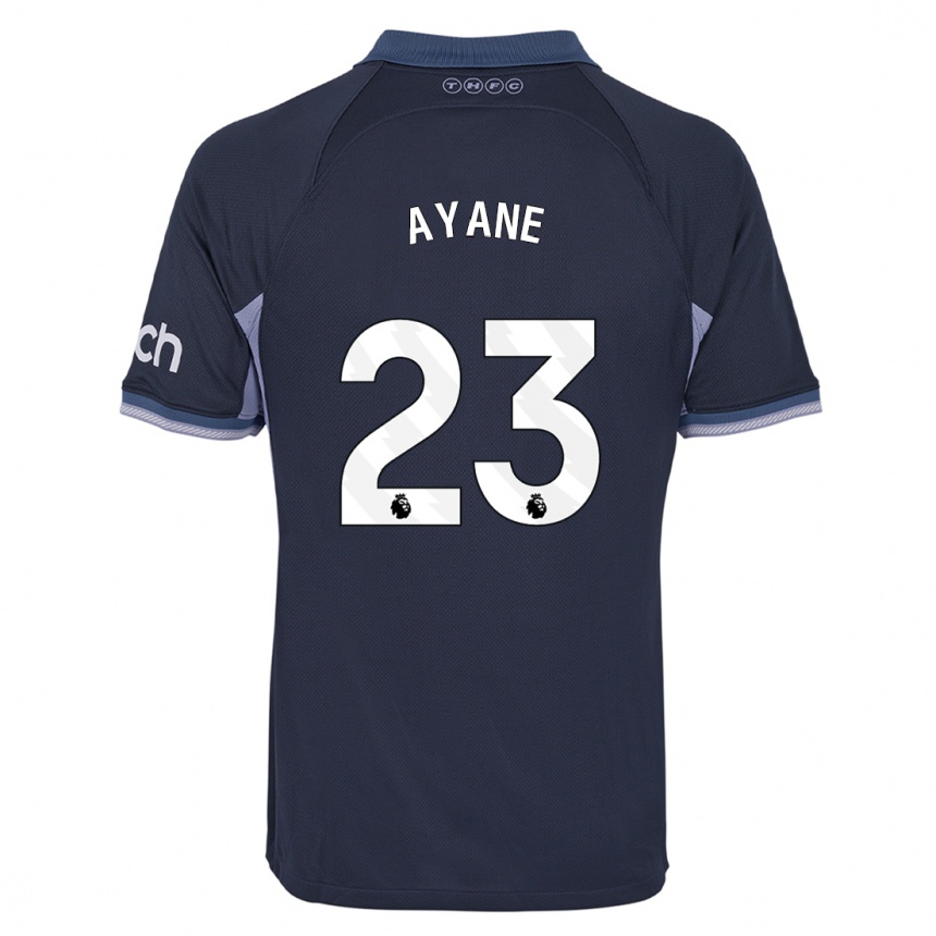 Kids  Rosella Ayane #23 Dark Blue Away Jersey 2023/24 T-Shirt Canada