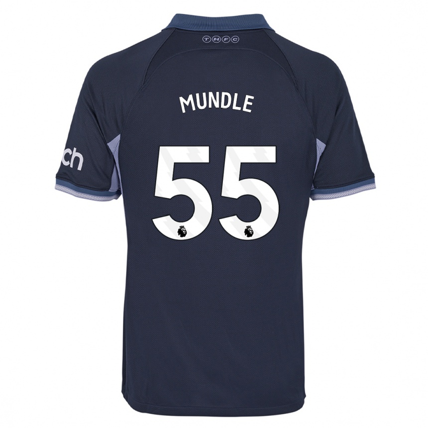 Enfant Football Maillot Romaine Mundle #55 Bleu Foncé Tenues Extérieur 2023/24 Canada