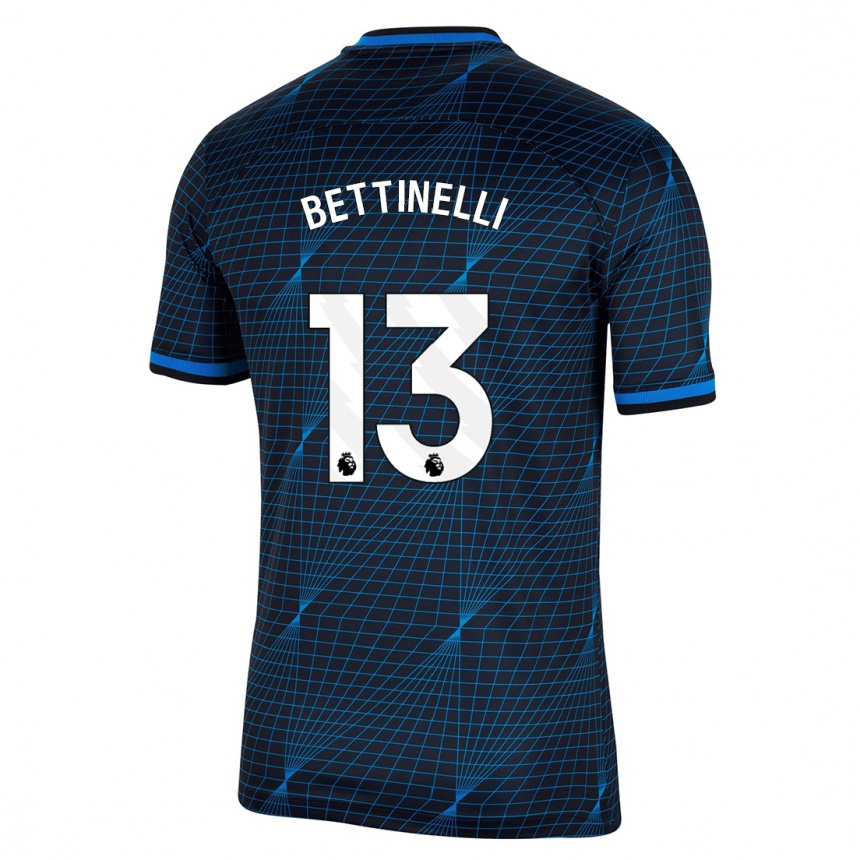 Enfant Football Maillot Marcus Bettinelli #13 Bleu Foncé Tenues Extérieur 2023/24 Canada