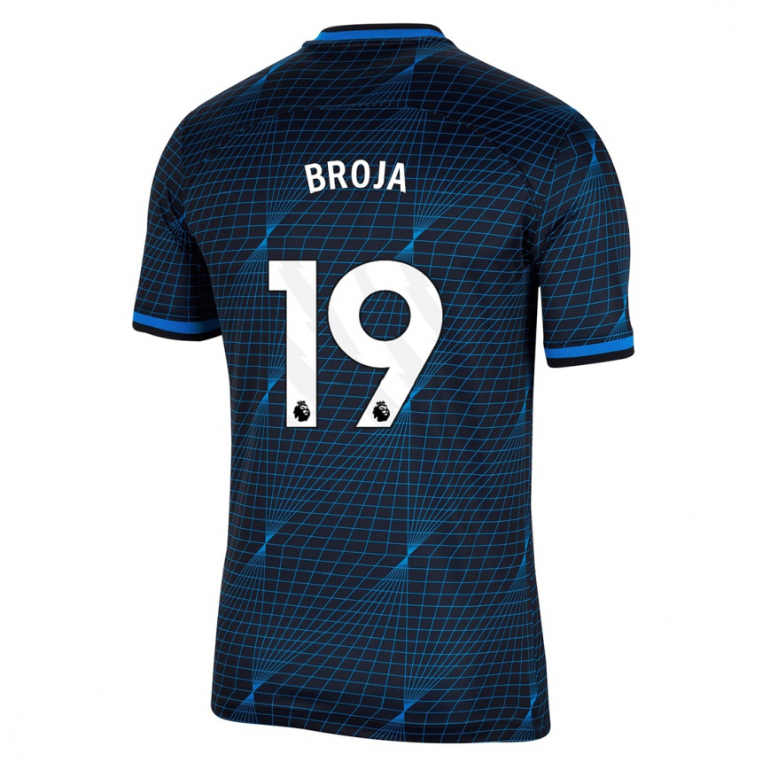 Kids Armando Broja #19 Dark Blue Away Jersey 2023/24 T-Shirt Canada