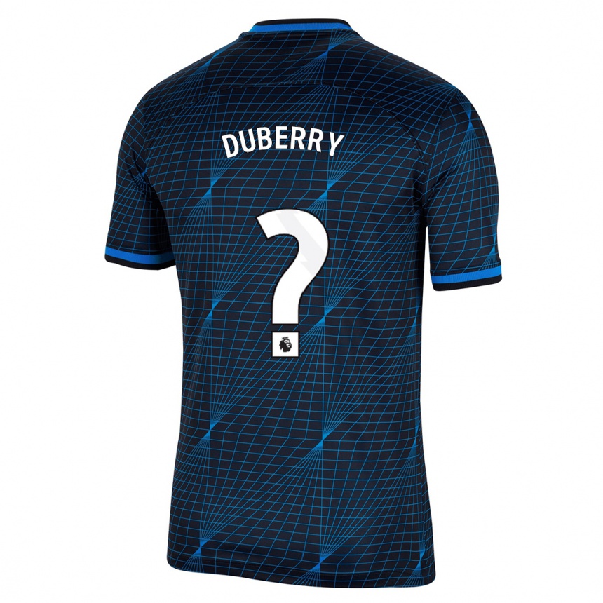 Enfant Football Maillot Zain Silcott-Duberry #0 Bleu Foncé Tenues Extérieur 2023/24 Canada