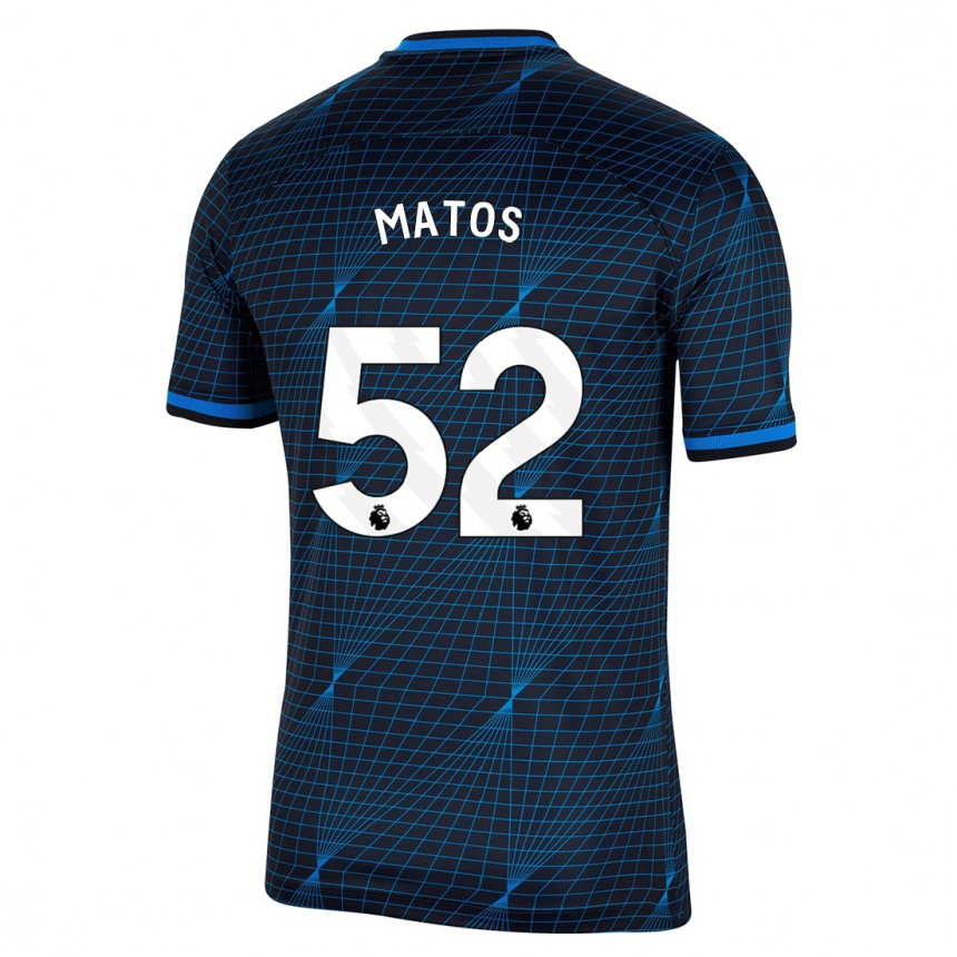 Enfant Football Maillot Alex Matos #52 Bleu Foncé Tenues Extérieur 2023/24 Canada