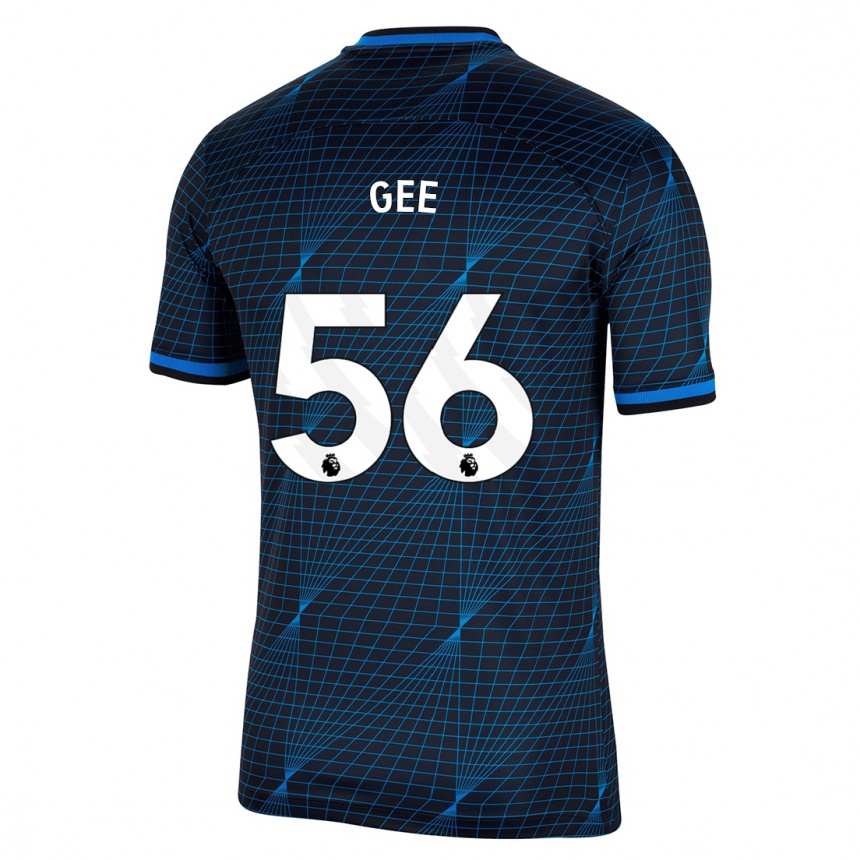 Enfant Football Maillot Billy Gee #56 Bleu Foncé Tenues Extérieur 2023/24 Canada