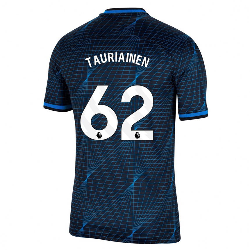 Kids Jimi Tauriainen #62 Dark Blue Away Jersey 2023/24 T-Shirt Canada