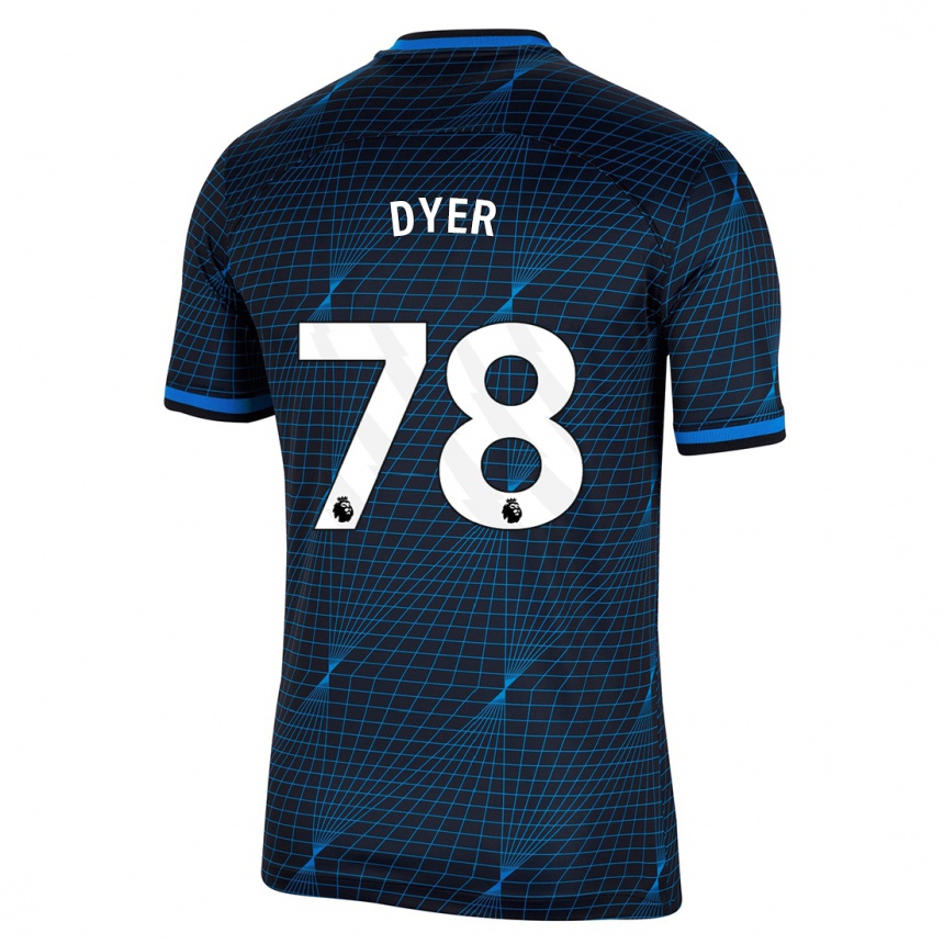 Kids Kiano Dyer #78 Dark Blue Away Jersey 2023/24 T-Shirt Canada